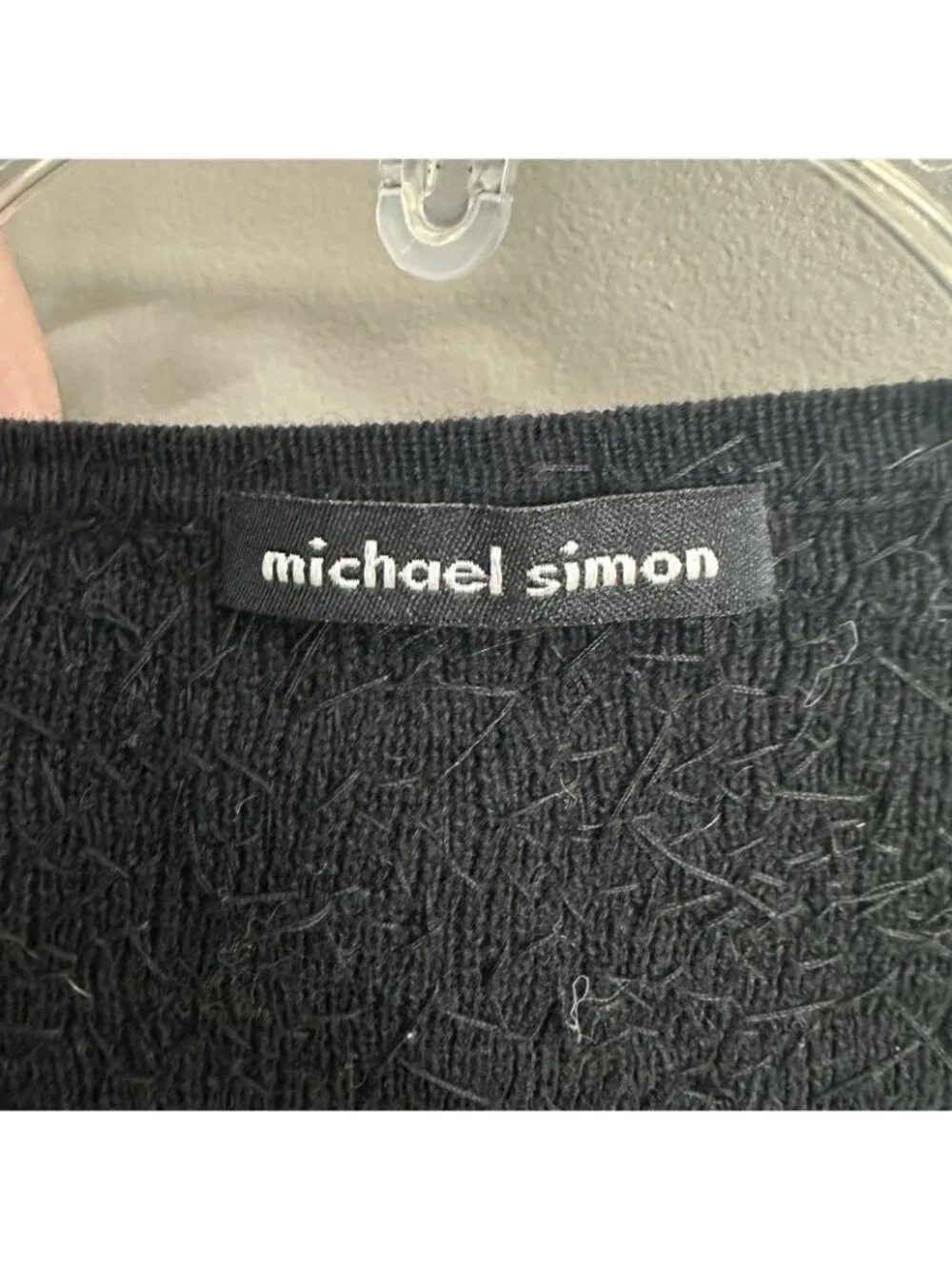 vintage 90s Y2K MICHAEL SIMON jacket bolero cropped evening cocktail glam silver
